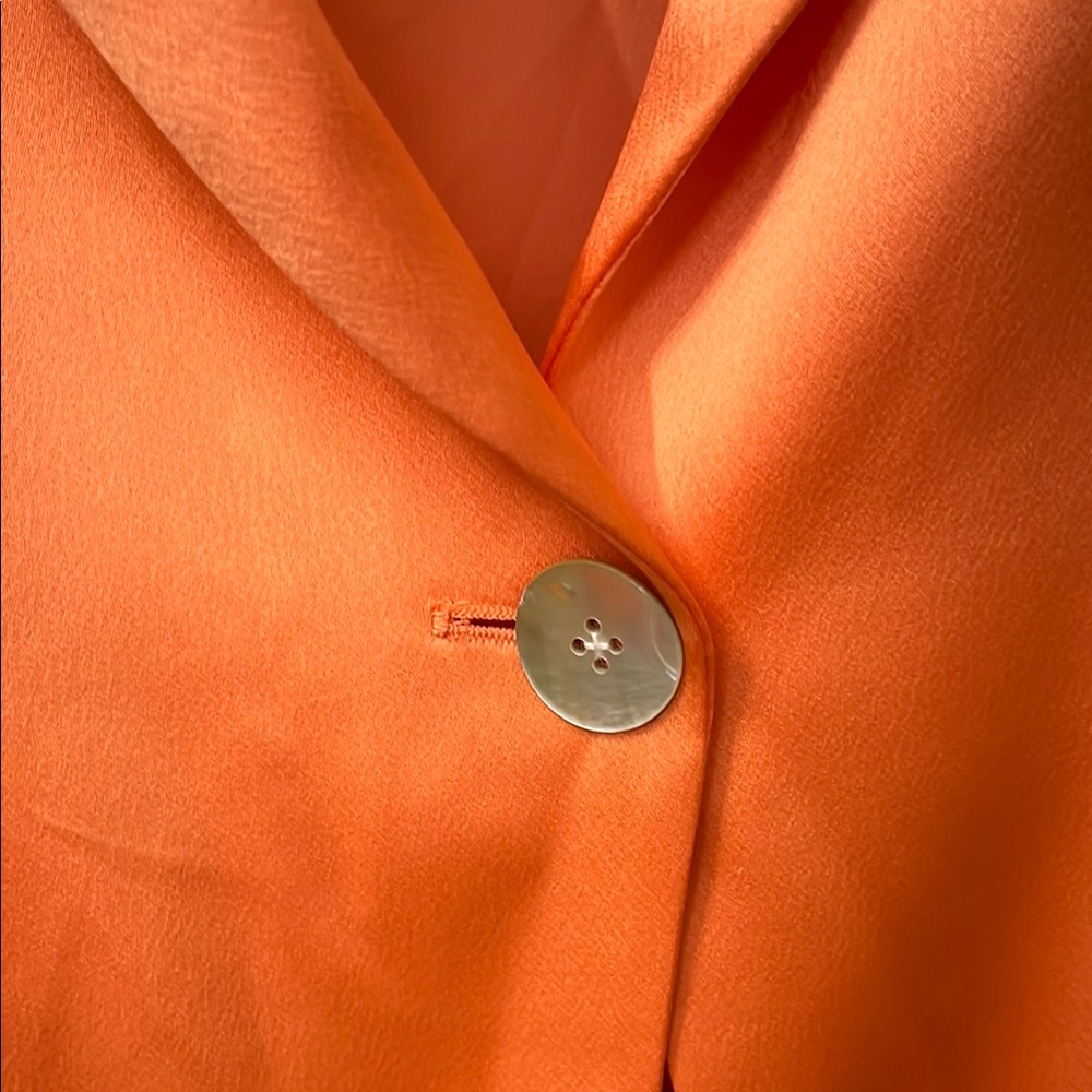 Veronica Beard Vibrant Orange Suit Jacket - Picture 5 of 12